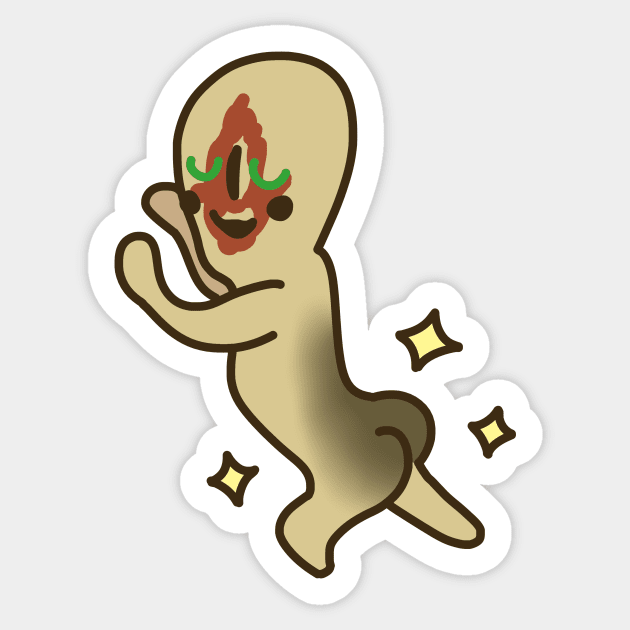 SCP-173 Sticker by orbart